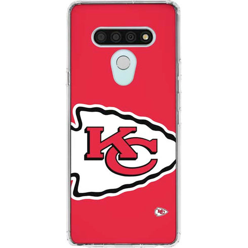 NFL Kansas City Chiefs Large Logo LG Stylo 6 Clear Case