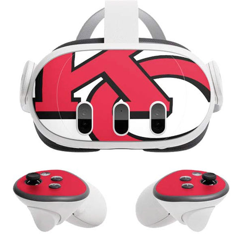 NFL Kansas City Chiefs Large Logo Meta Quest 3 Skin