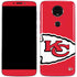 NFL Kansas City Chiefs Large Logo Moto E5 Plus Skin