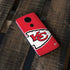NFL Kansas City Chiefs Large Logo Moto E5 Plus Skin