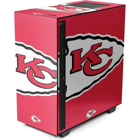 NFL Kansas City Chiefs Large Logo NZXT H510 Compact ATX Mid-Tower Case Skin