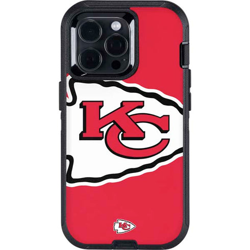 NFL Kansas City Chiefs Large Logo Otterbox Defender iPhone Skin