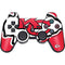 NFL Kansas City Chiefs Large Logo PS3 Dual Shock wireless controller Skin