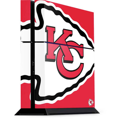 NFL Kansas City Chiefs Large Logo PS4 Console Skin
