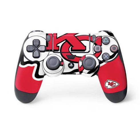 NFL Kansas City Chiefs Large Logo PS4 Controller Skin