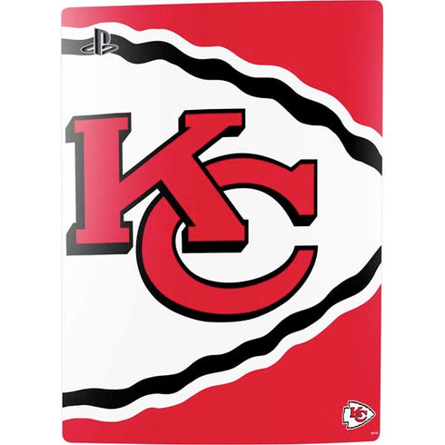NFL Kansas City Chiefs Large Logo PS5 Digital Edition Console Skin