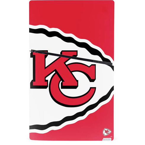 NFL Kansas City Chiefs Large Logo PS5 Slim Digital Edition Bundle Skin
