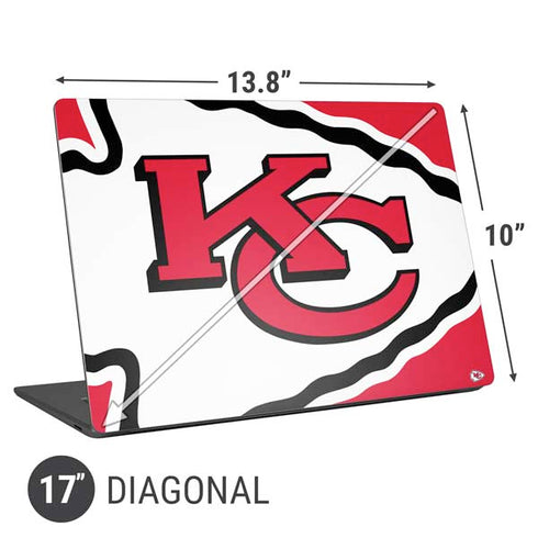 NFL Kansas City Chiefs Large Logo Universal Laptop 17in (13.8 x 10in) Skin