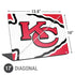 NFL Kansas City Chiefs Large Logo Universal Laptop 17in (13.8 x 10in) Skin