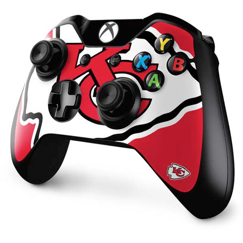 NFL Kansas City Chiefs Large Logo Xbox One Controller Skin