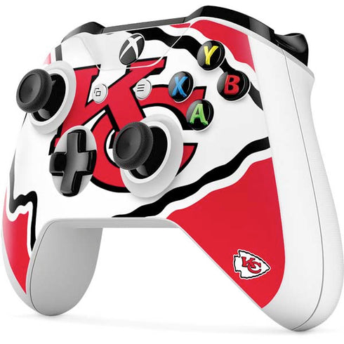 NFL Kansas City Chiefs Large Logo Xbox One S Controller Skin