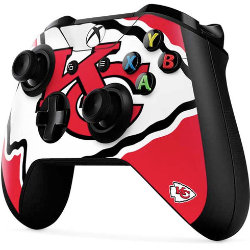 NFL Kansas City Chiefs Large Logo Xbox One X Controller Skin