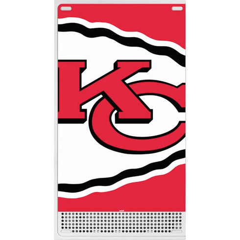 NFL Kansas City Chiefs Large Logo Xbox Series S Bundle Skin