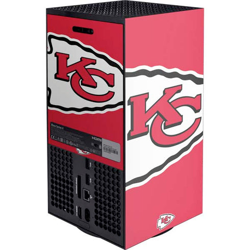 NFL Kansas City Chiefs Large Logo Xbox Series X Console Skin