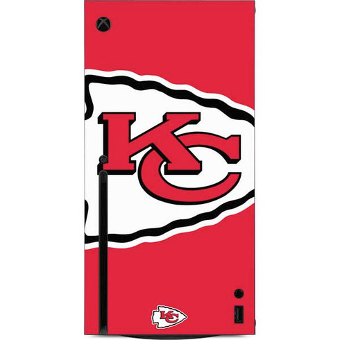 NFL Kansas City Chiefs Large Logo Xbox Series X Console Skin