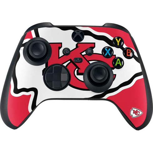 NFL Kansas City Chiefs Large Logo Xbox Series X Controller Skin