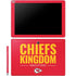 NFL Kansas City Chiefs Team Motto Galaxy Book 12in Skin