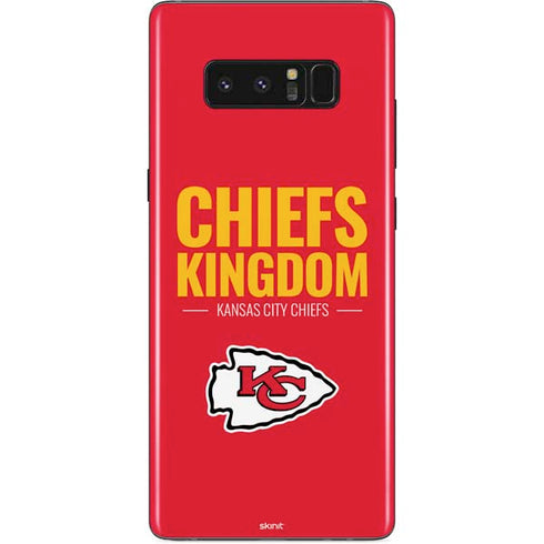 NFL Kansas City Chiefs Team Motto Galaxy Note 8 Skin