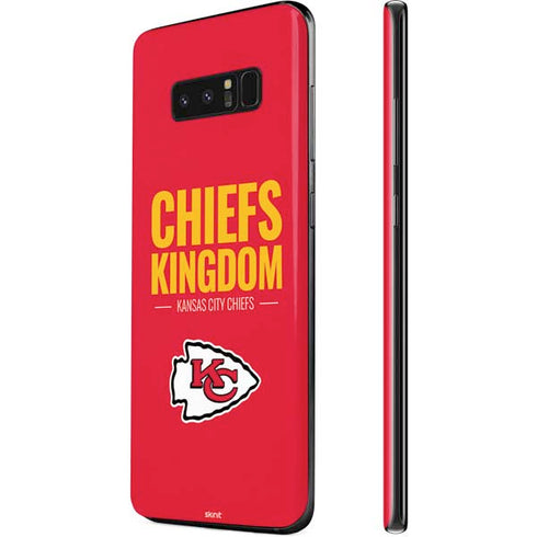 NFL Kansas City Chiefs Team Motto Galaxy Note 8 Skin