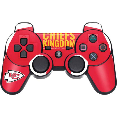 NFL Kansas City Chiefs Team Motto PS3 Dual Shock wireless controller Skin