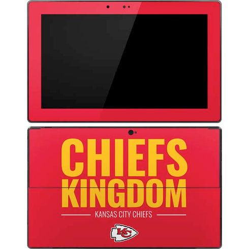 NFL Kansas City Chiefs Team Motto Surface Pro Tablet Skin