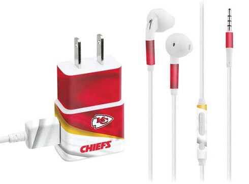 NFL Kansas City Chiefs Phone Charger Skin