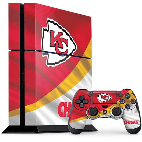 NFL Kansas City Chiefs PS4 Console and Controller Bundle Skin