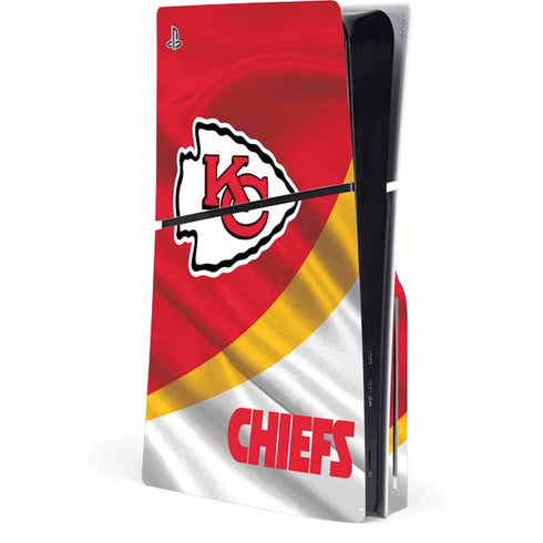 NFL Kansas City Chiefs PS5 Slim Disk Console Skin