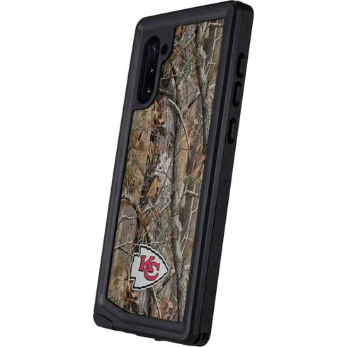 NFL Kansas City Chiefs Realtree AP Camo Galaxy Note 10 Waterproof Case