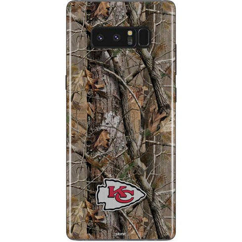 NFL Kansas City Chiefs Realtree AP Camo Galaxy Note 8 Skin