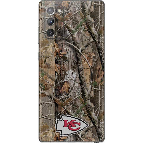 NFL Kansas City Chiefs Realtree AP Camo Galaxy Note20 5G Skin