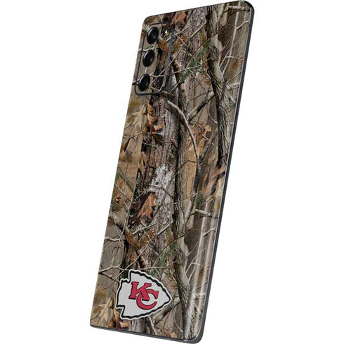 NFL Kansas City Chiefs Realtree AP Camo Galaxy Note20 5G Skin