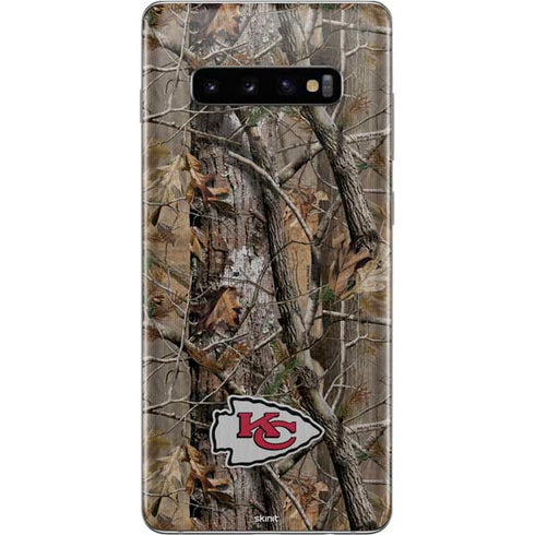 NFL Kansas City Chiefs Realtree AP Camo Galaxy S10 Plus Skin