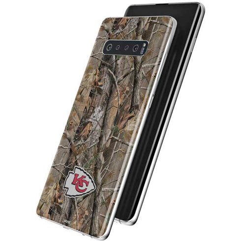 NFL Kansas City Chiefs Realtree AP Camo Galaxy S10 Plus Skin