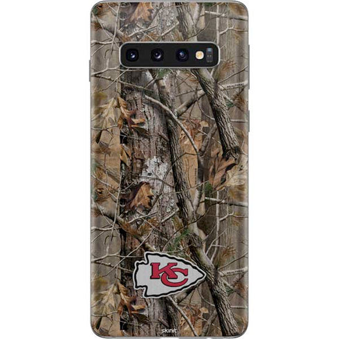 NFL Kansas City Chiefs Realtree AP Camo Galaxy S10 Skin