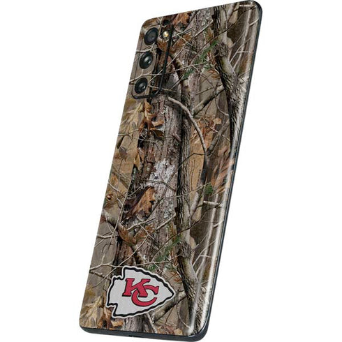 NFL Kansas City Chiefs Realtree AP Camo Galaxy S20 Fan Edition Skin