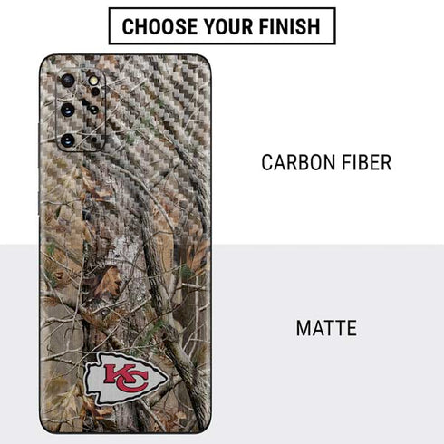 NFL Kansas City Chiefs Realtree AP Camo Galaxy S20 Plus Skin