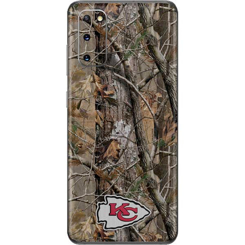 NFL Kansas City Chiefs Realtree AP Camo Galaxy S20 Skin