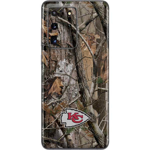 NFL Kansas City Chiefs Realtree AP Camo Galaxy S20 Ultra 5G Skin