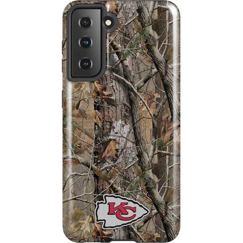 NFL Kansas City Chiefs Realtree AP Camo Galaxy S21 5G Pro Case