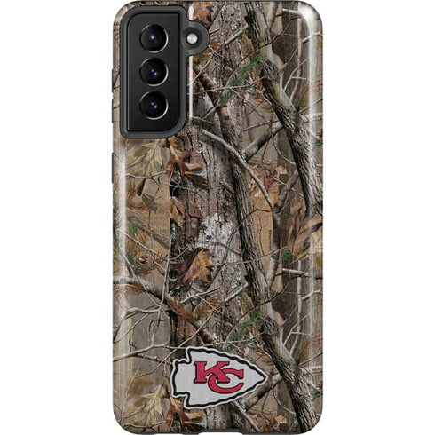 NFL Kansas City Chiefs Realtree AP Camo Galaxy S21 Plus 5G Pro Case