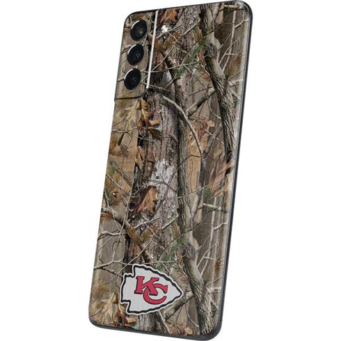 NFL Kansas City Chiefs Realtree AP Camo Galaxy S21 Plus 5G Skin