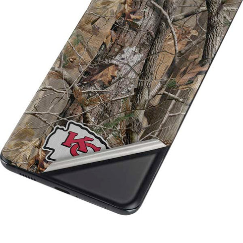 NFL Kansas City Chiefs Realtree AP Camo Galaxy S21 Plus 5G Skin