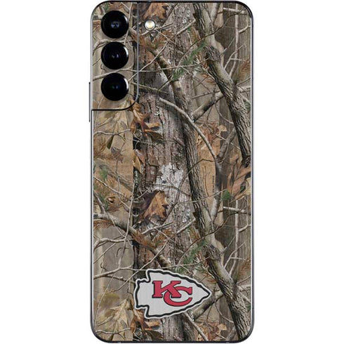 NFL Kansas City Chiefs Realtree AP Camo Galaxy S22 Plus Skin