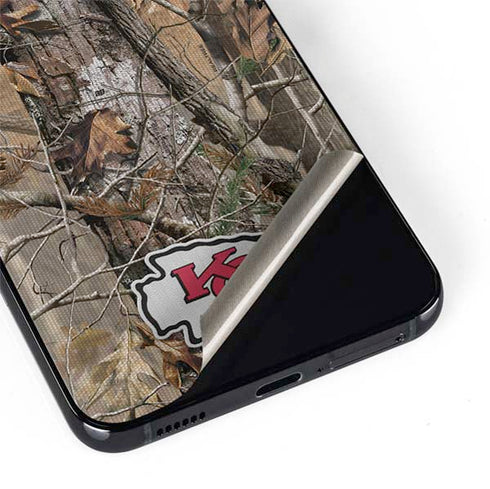NFL Kansas City Chiefs Realtree AP Camo Galaxy S22 Plus Skin