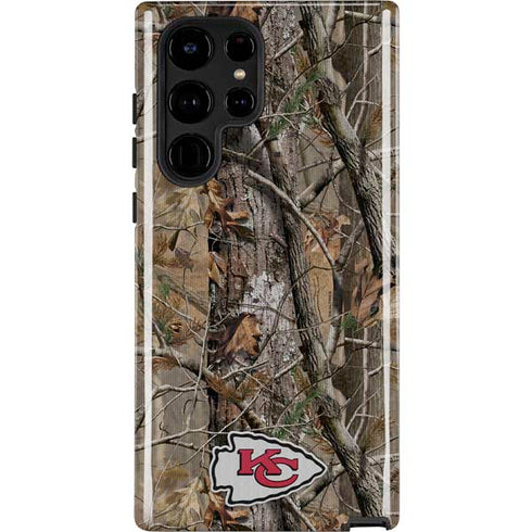 NFL Kansas City Chiefs Realtree AP Camo Galaxy S22 Ultra Pro Case