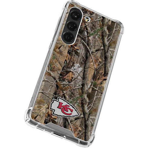 NFL Kansas City Chiefs Realtree AP Camo Galaxy S23 Clear Case