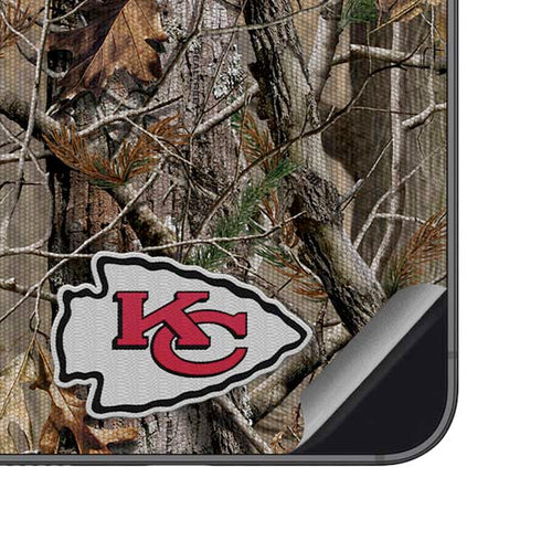 NFL Kansas City Chiefs Realtree AP Camo Galaxy S23 FE Skin