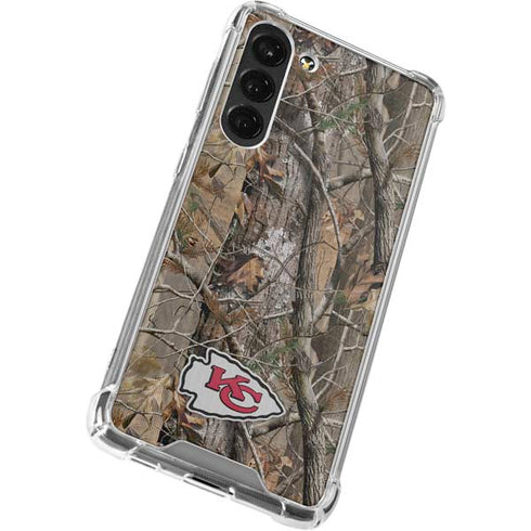 NFL Kansas City Chiefs Realtree AP Camo Galaxy S23 Plus Clear Case