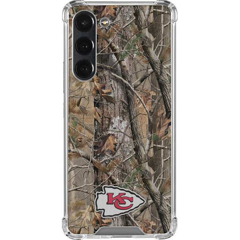 NFL Kansas City Chiefs Realtree AP Camo Galaxy S23 Plus Clear Case